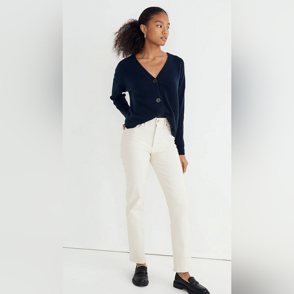 Madewell The Perfect Vintage Straight Jean in Vintage Canvas Wash NG254  sz 32 - Picture 1 of 10